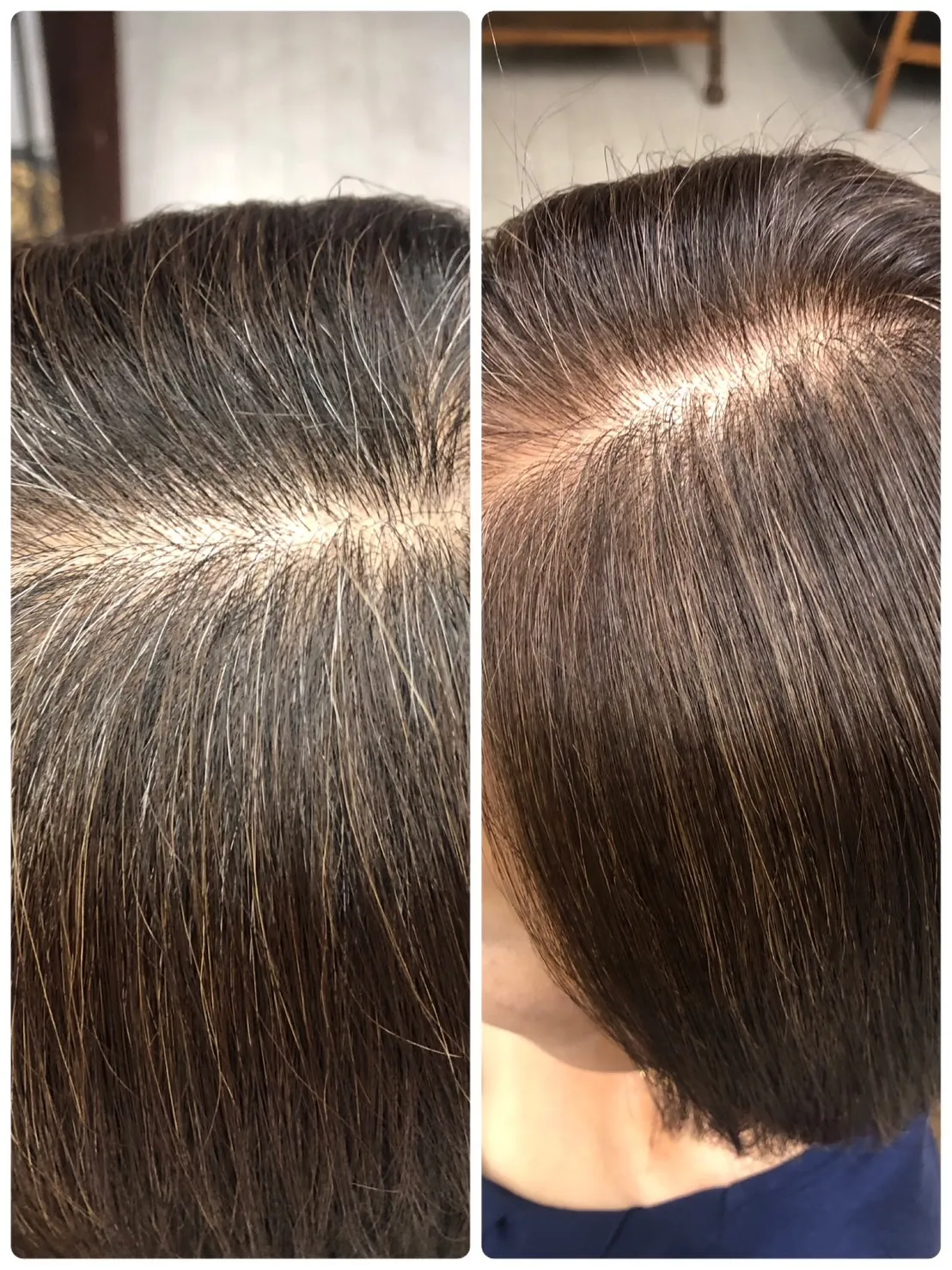 明るい白髪染め